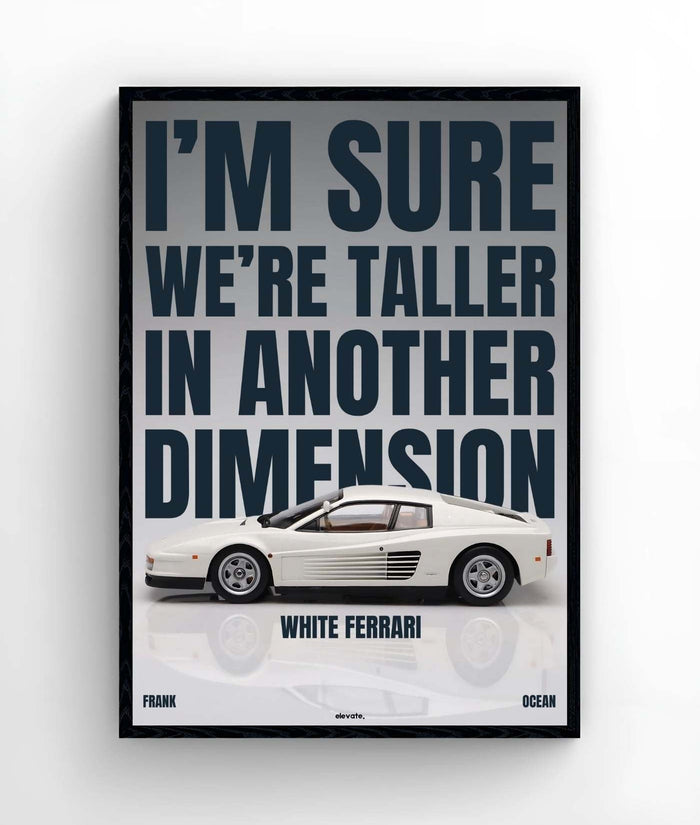 Frank Ocean - White Ferrari