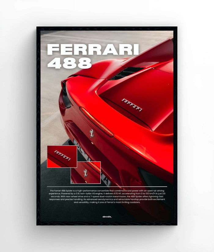 Ferrari 488 (Red) - Elevate