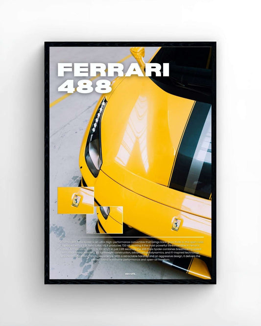 Ferrari 488 (Yellow) - Elevate