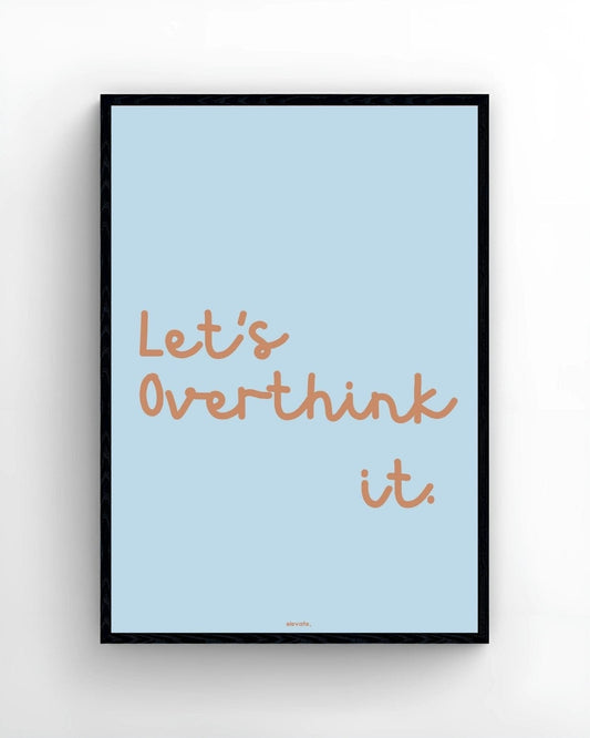 Let's Overthink It. - Elevate