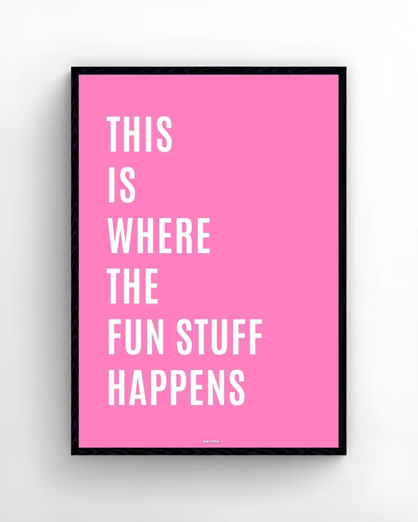 This Is Where The Fun Stuff Happens - Elevate