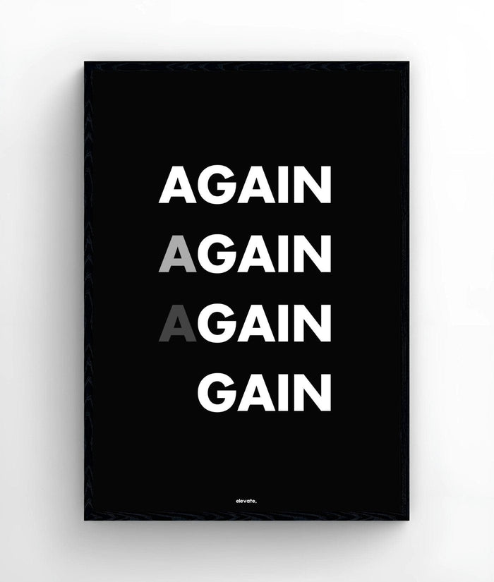 AGAIN AGAIN AGAIN GAIN - Elevate