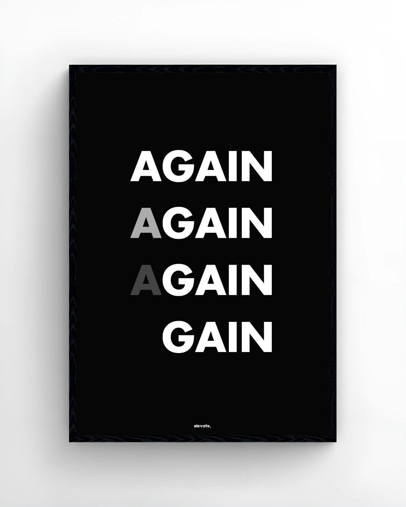 AGAIN AGAIN AGAIN GAIN - Elevate