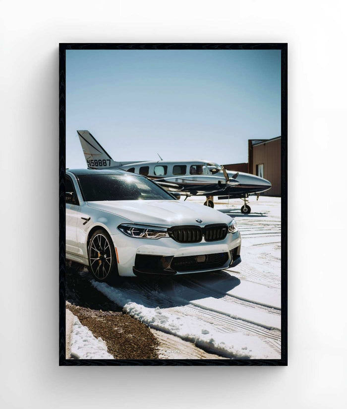 BMW in the snow - Elevate