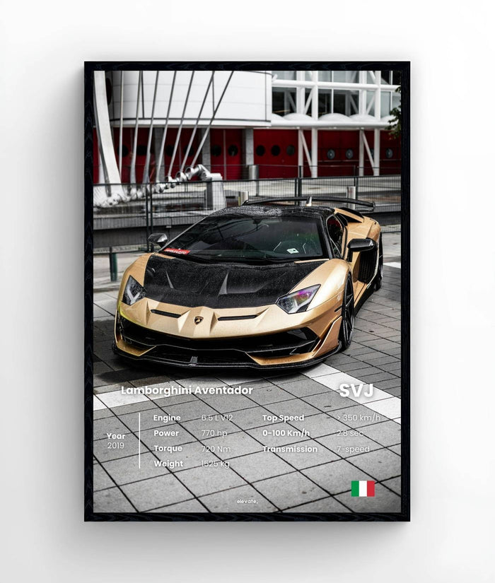 Lamborguini Aventador SVJ (Bronze)